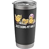 Just Doing My ADLs Occupational Therapy OT COTA Ducks Stainless Steel Insulated Tumbler