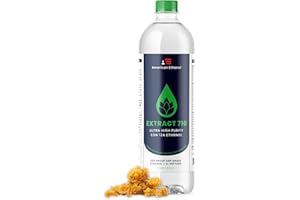SMART FUEL ETHANOL American Ethanol Extract 710 Denatured Alcohol - Ultra High Purity CDA 12A Ethanol - Multi-Use 200 Proof Ethyl Alcohol n-Heptane for Botanical Extraction & Laboratory Applications - 1 Quart Bottle