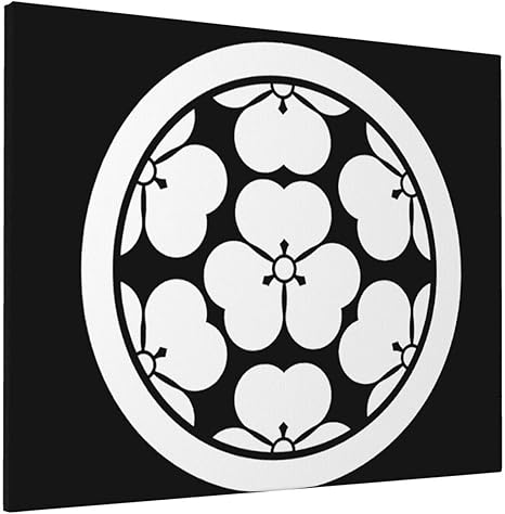 Amazon 丸に七つ片喰 戦国 武将 家紋 1 新品 おしゃれ 部屋飾り 壁 絵 壁掛け 背景絵画 モダン インテリア絵画 抽象画 くて取り付けやすい 縁のない装飾画 人気 誕生日プレゼントとして 40 50cm ウォールステッカー オンライン通販