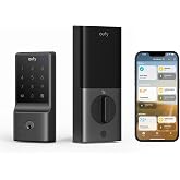 eufy Security Smart Lock C34, Keyless Entry Door Lock, Apple Home Ecosystem | Built-in Wi-Fi Deadbolt for Front Door or Back, Easy Installation, Supports Matter, Alexa, Google Home, SmartThings