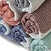Gute Turkish Bath Beach Hammam Towels, Large Hammam Towel Wrap Pareo Fouta Throw Peshtemal Towel Set of 6 100% Natural Turkish Cotton Foua Blanket Set (Lily)