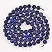 PLTbeads Natural Gemstone Loose Beads Matte Approxi 15.5 inch DIY Bracelet Necklace for Jewelry Making (10mm, Matte Lapis Lazuli)