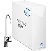 Waterdrop X8-WAN Alkaline Mineral Tankless Reverse Osmosis System Undersink | NSF/ANSI 42&amp;58&amp;372 Certified, 800 GPD RO Water Filter System, 10-Stage Filtration, 2:1 Pure to Drain, LED Faucet, BPA-Free