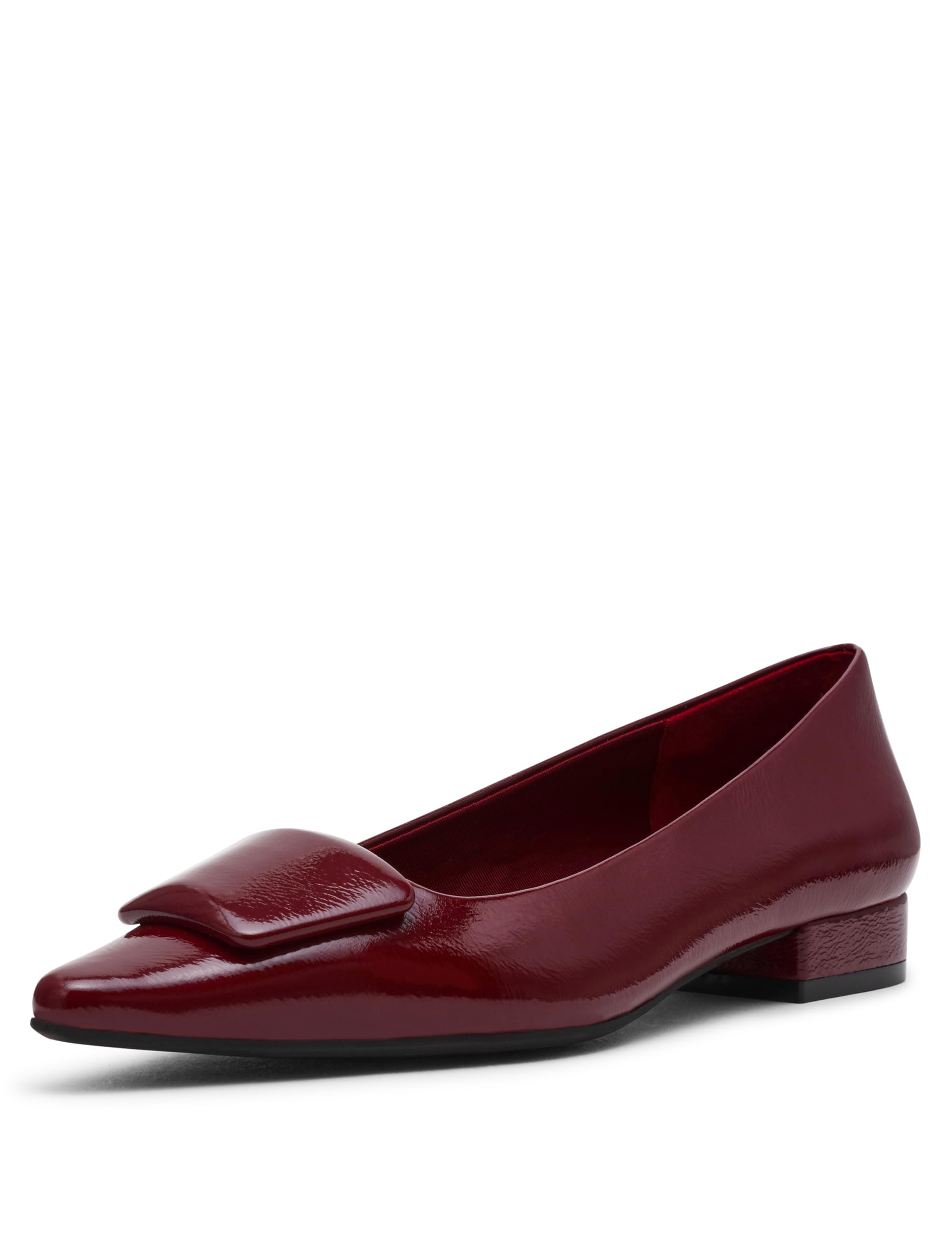 Anne Klein Women’s Crawford Ballet Flat, Burgundy, 9