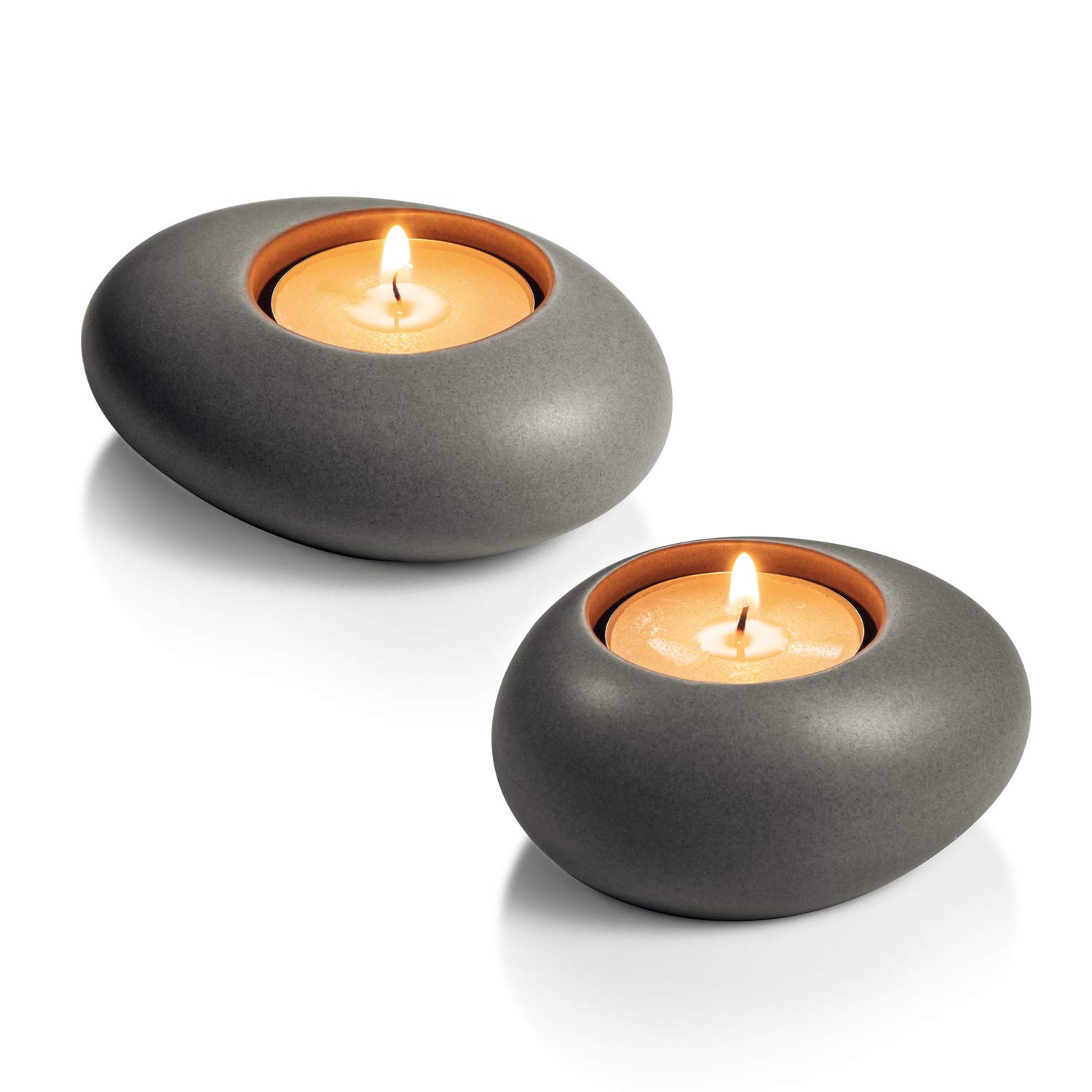 Tescoma Tealight Door, Stones, Ceramic, Grey, 10x4.3x15.6 cm