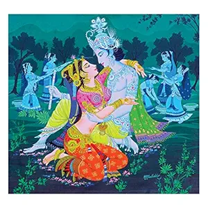 Rangoli Sparkle Lamination Wall Sticker Multicolor Vinyl Pack of 1 Size 24 or 24 inch IFE Long Life Wall Sticker Print