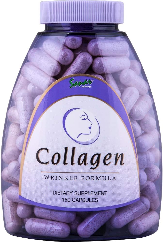 Premium Collagen Pills with Vitamin C, E - Hydrolyzed Collagen Peptides - Supports Hair Growth, Skin, Nails, & Joints, Anti Aging Skin Care, Grass Fed Collagen Supplement for Women Men, 150 Capsules : Beauty