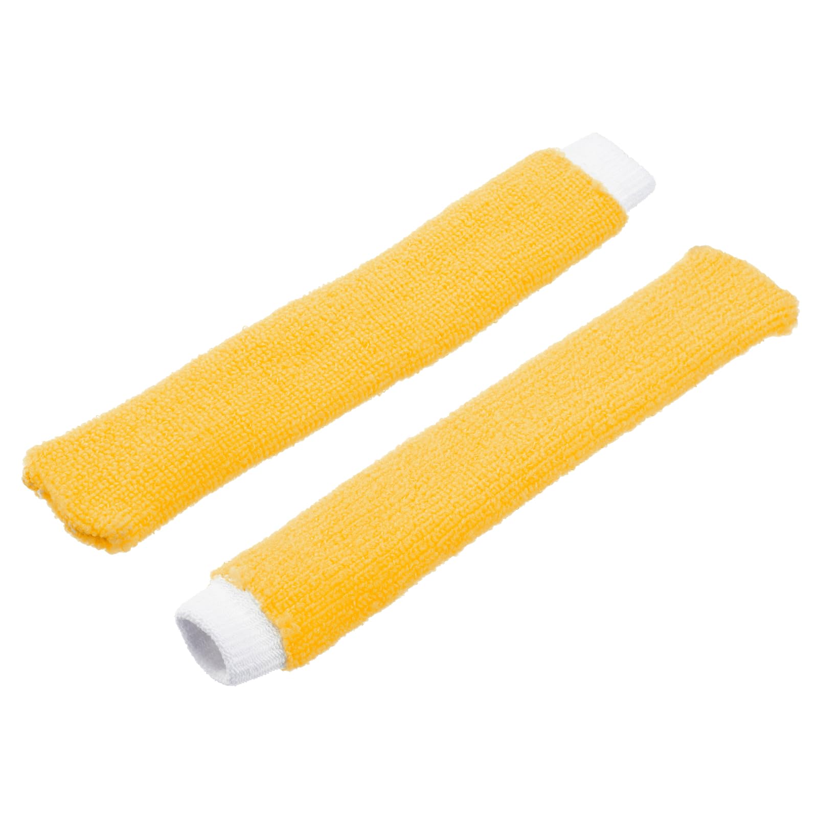 M METERXITY 2 Pack Badminton Towel Overgrip - Nylon Anti-Skid Sweatband Tennis Racquet Grip, Apply to Badminton/Tennis/Golf Handle (Yellow)