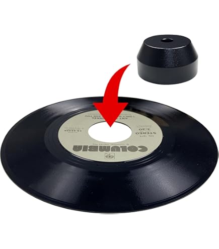 Amazon.com: sdroceRyaM 45 RPM Adapter, 7 Inch Vinyl Record Solid
