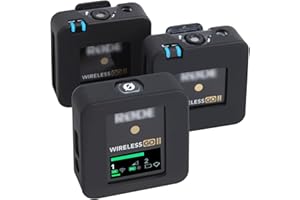 YOUSHARES Silicone Case Compatible with RODE Wireless Go 2 Accessories RODE Wireless go II MIC Silicone Protect Case Cover (3PCS Black)