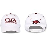 NCAA Arkansas Razorbacks Unisex NCAA The Game bar Design Hat, White, Adjustable