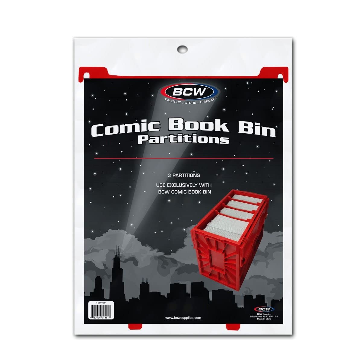 thumbnail image 2 of BCW Blue Short Comic Book Bin - Holds ~150 Comics (5-Case Pack) 2 of 5