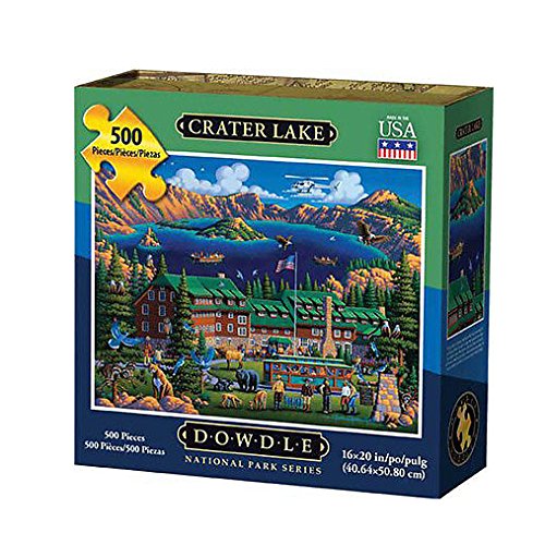 Dowdle Folk Art Crater Lake National Park Puzzle