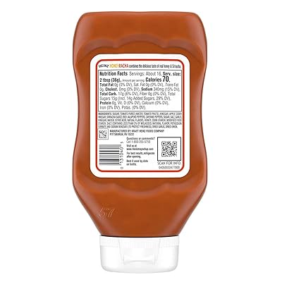 Buy Heinz Honeyracha Saucy Sauce 20 2 Oz Blend Of Honey And Sriracha Hot Sauce Tasty Sweet And Spicy Flavored Condiments Great For Sandwiches Burgers And More Online In Indonesia B08c9xc52f