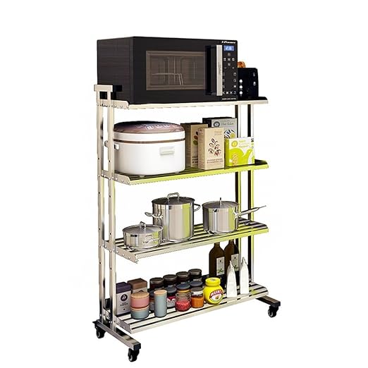 Estante de Cocina Cocina Shelvse/Grueso de Acero Inoxidable ...