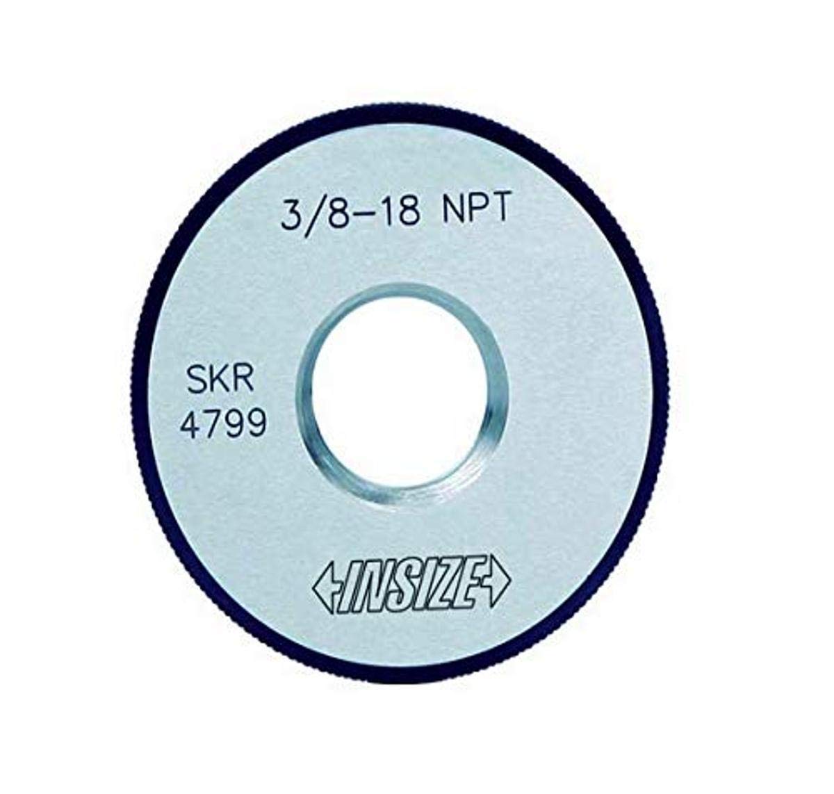 INSIZE 46343C18 NPT Thread Ring Gage, 3/8" x 18 NPT