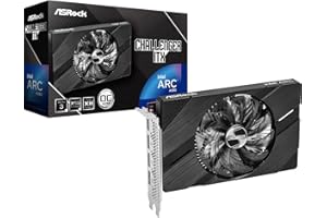 ASRock Intel Arc A380 Challenger ITX 6GB OC Graphics Card | Single Slot ITX | 2250 MHz | 6GB GDDR6 | DisplayPort 2.0 | HDMI 2