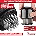 CHEFHQ Meat Tenderizer - 56 Needle Stainless Steel Tool - Dishwasher Safe - Metal Needler Tools for Cooking Tender Beef, Steak, Chicken, Food - Best Blade Cuber Tenderizers vs. Mallet Pounder