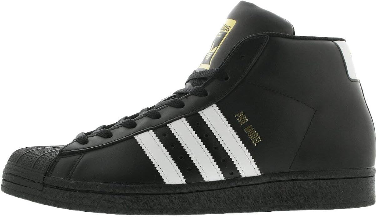pro model adidas black and white