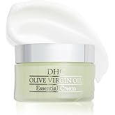 DHC Olive Virgin Oil Essential Cream, Ultra-Rich Skin Barrier Cream, 1.7 oz | Ultra Emollient Face Cream for Dry Skin, Moisturizes and Calms Sensitive Skin, Promotes Skin Elasticity and Radiance