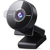 EMEET C950 4K Webcam for PC - PDAF Autofocus, USB Webcam with Microphone & Physical Privacy Cover, 1080P@60FPS, USB 2.0 Plug&Play, No Tripod Hole, Web Cam w/ 70°View for Meeting/Online Classes/Zoom