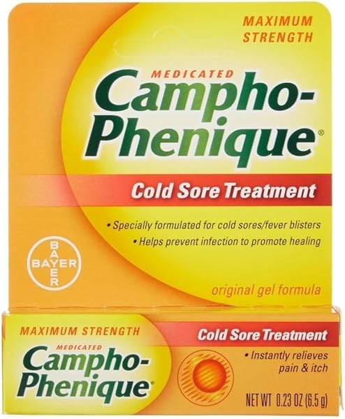 CAMPHO-PHENIQUE ORIGINAL COLD SORE TREATMENT GEL FORMULA – 0.23 OZ