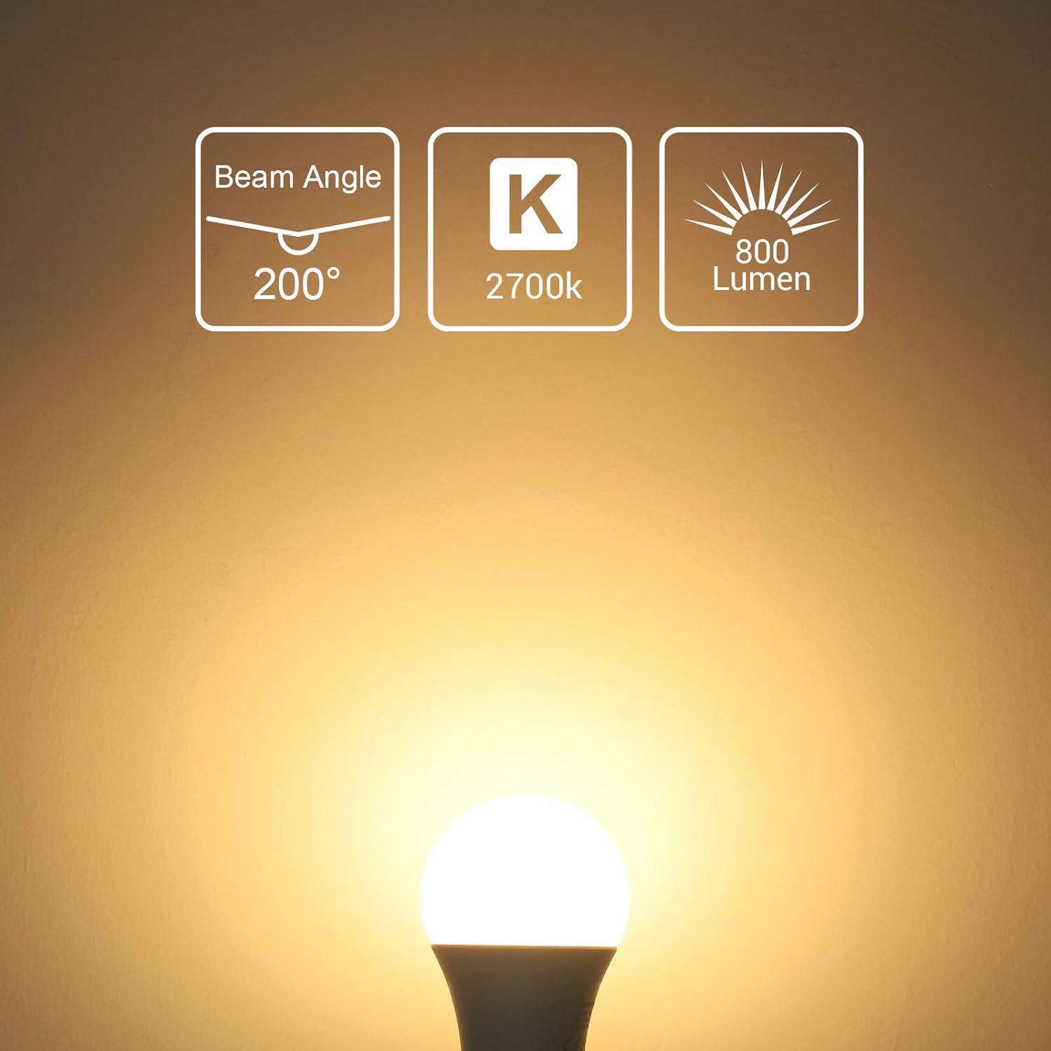 EDISHINE 6 Pack Dimmable Bayonet Light Bulb, Warm White 2700K, 9W LED Bulb, 60W Incandescent Equivalent - Image 4
