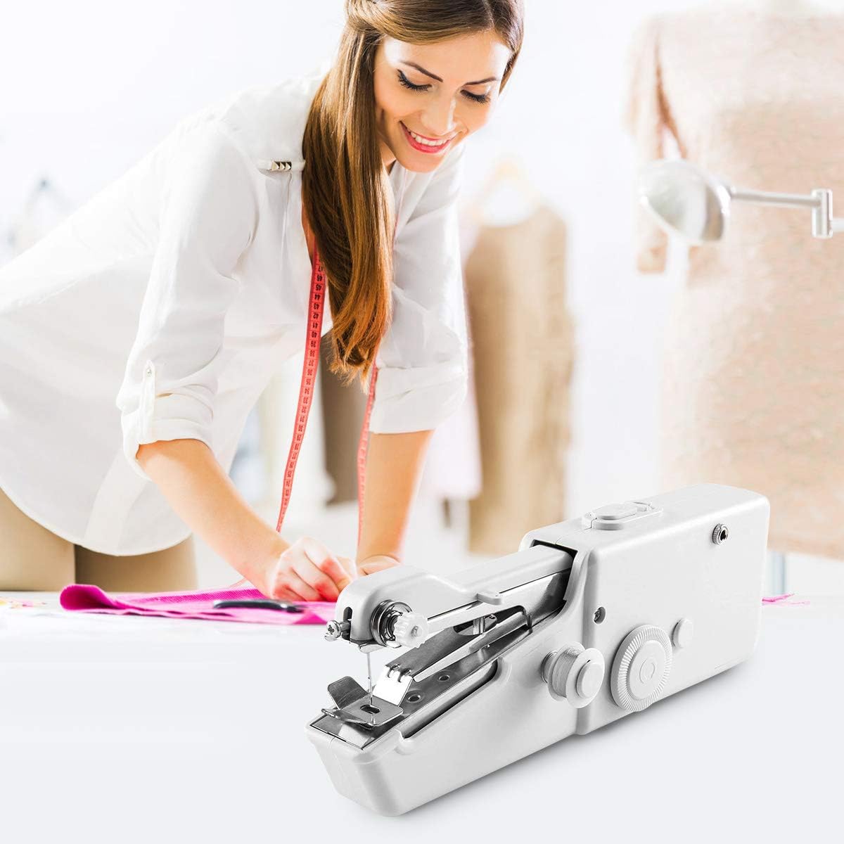 Portable Smart Mini Electric Tailor Stitch Handheld Sewing Machine