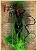 Poison Ivy art print, splatter art, superhero decor,cool pop art, vintage dictionary art print