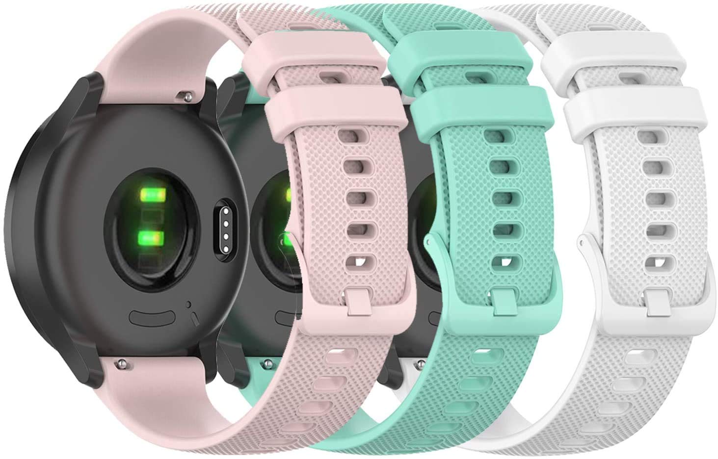 Tyogeephy Compatible with Vivoactive 4 Bands Silicone Strap Sport Wristband for Vivoactive 4 Watch Band (Not for 4S)