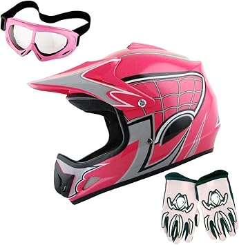 pink dirt bike helmets