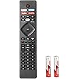 NH800UP RF402A-V14 BT800 IR Remote Control Compatible with Philips Android 4K Ultra HD Smart LED TV Replacement Controller with Netflix Vudu YouTube with Batteries (No Voice Function)