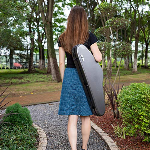 Aileen Violin Hard Case 4/4 Full Size Luxury with Hygrometer Suspension