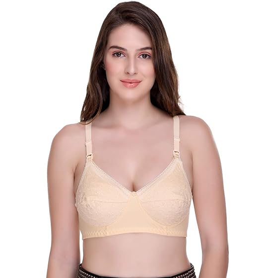 Women's Breast Feeding Maternity Bra Elastic Straps for Milk Feeding