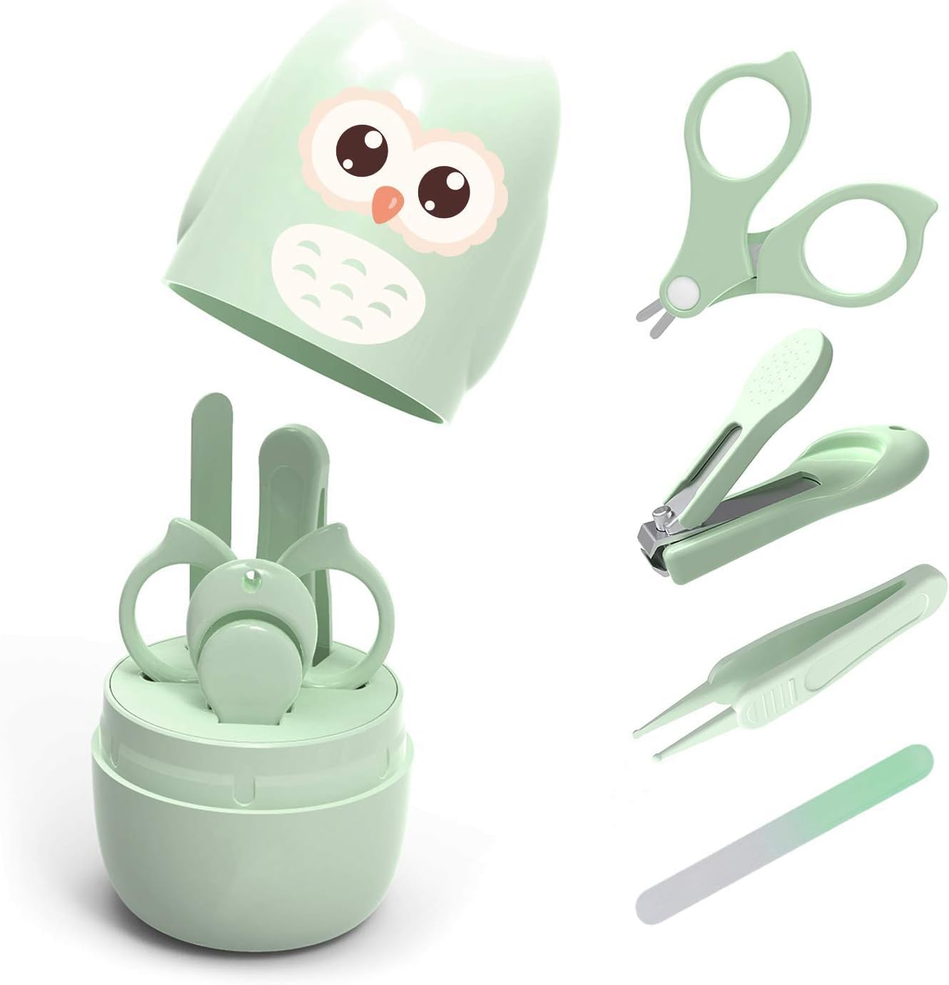 Soin Des Ongles Bebe Et Puericulture Lime A Ongles Et Pince A Epiler Kit De Manucure Pour Bebe Et Kit De Pedicure Pink Coupe Ongles Pour Bebe Ciseaux Ensemble De Soin Des Ongles
