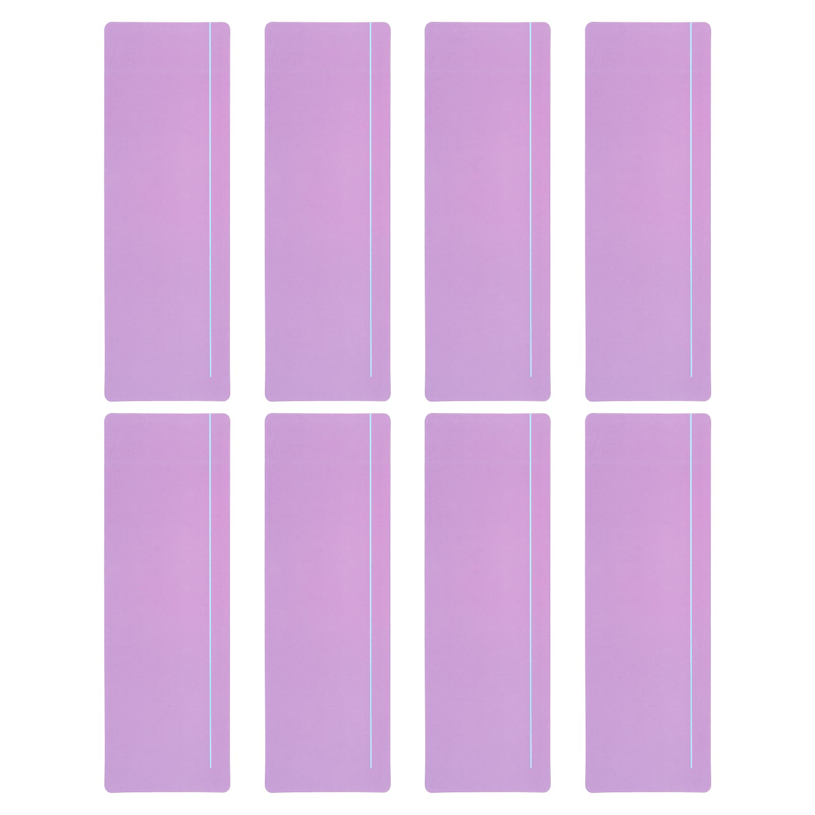 PATIKIL Guided Reading Strips, 8pcs Tracking Highlight Colored Overlay Bookmark Reduce Visual Stress Teacher Teaching Supplies for Classroom, Purple