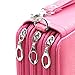YOUSHARES 120 Slots Pencil Case - PU Leather Handy Large Multi-layer Zipper Pen Bag with Handle Strap for Prismacolor Watercolor Pencils, Crayola Colored Pencils, Marco Pens and Cosmetic Brush (Pink)