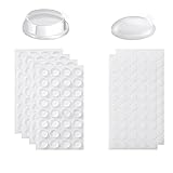 Furnigear Cabinet Bumpers Soft Self-Adhesive Clear