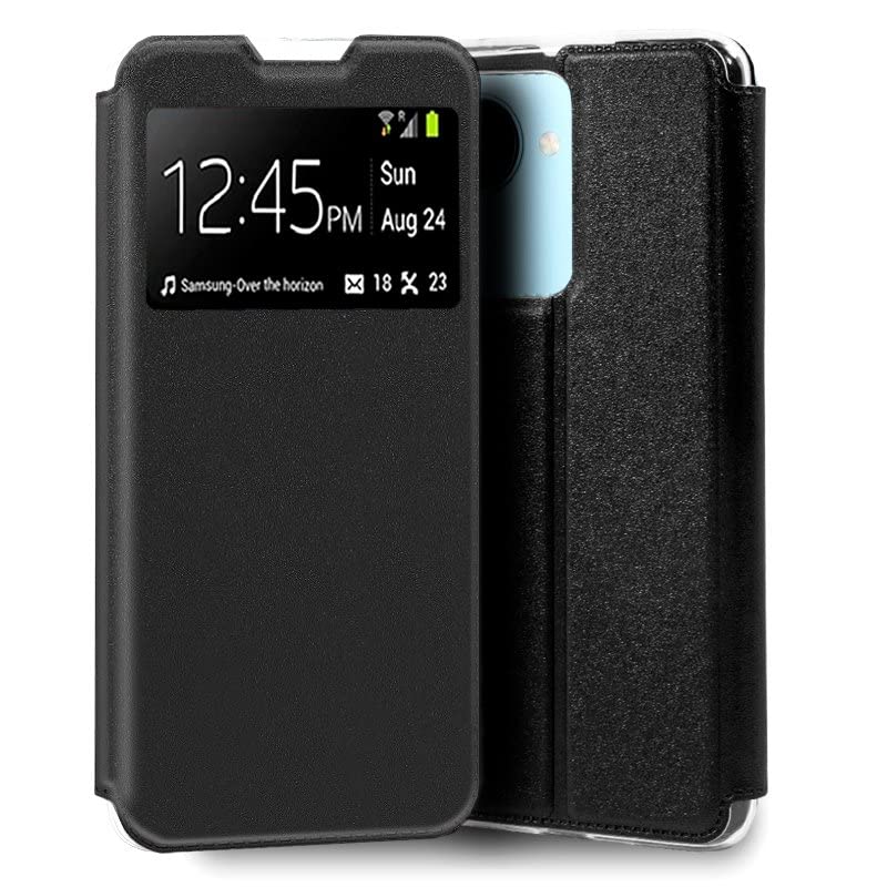 Cool Flip Cover for Realme C30 / Narzo 50i Prime Smooth Black