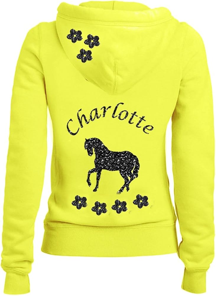 girls neon hoodie