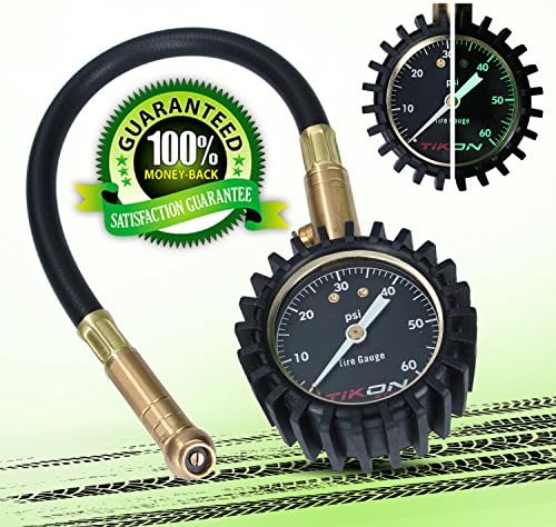 Tire Pressure Gauge (0-60 psi) for Car Auto Motorcycle Truck RV ATV