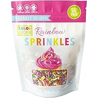 ColorKitchen Rainbow Sprinkles 2 OZ - Natural Ingredients | Artificial Dye-free | Gluten-free | Non-GMO | Vegan | Plant-based