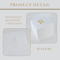 Ottin Monogrammed Letter R 120 Packs Initial Paper