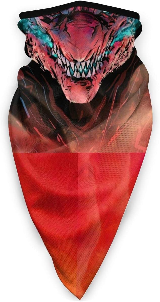Godzilla Naruto Anime Cartoon Seamless Bandana Neck Gaiter Tube Mask Headwear,Sport Face Mask for Women Men Face Scarf