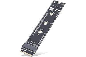 Yoidesu 12+16 Pin SSD to M.2 Key M Adapter Card, Replacement for OS X Laptop 2013 2017, PCIe 4.0 High Speed Transfer 12+16Pin