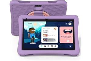 Tablet for Kids 10 Inch, Android 13 Kids Tablet with Kids Space, 1.8GHz, 2GB RAM 32GB Storage, HD Display, 6000mAh, 2.4G+5G W