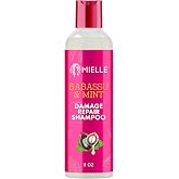 Mielle Organics Babassu &amp; Mint Damage Repair Hair Shampoo - Hydrating Shampoo &amp; Scalp Build-Up Remover - Gently Cleanses &amp; Preps for Repair (8 fl oz)