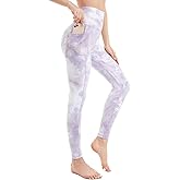 iniber High Waisted Yoga Pants with Pockets for Women 4-Way Stretch Soft Running Workout Leggings Athletic Yoga Pants
