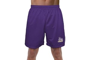 CAMPUS LAB Collegiate Official NCAA Men's Athletic Mesh Lined Workout Gym Shorts 7" Inseam Primary Logo Collection