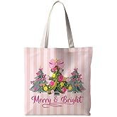 FDHSPAAM Christmas Tote Bag for Women